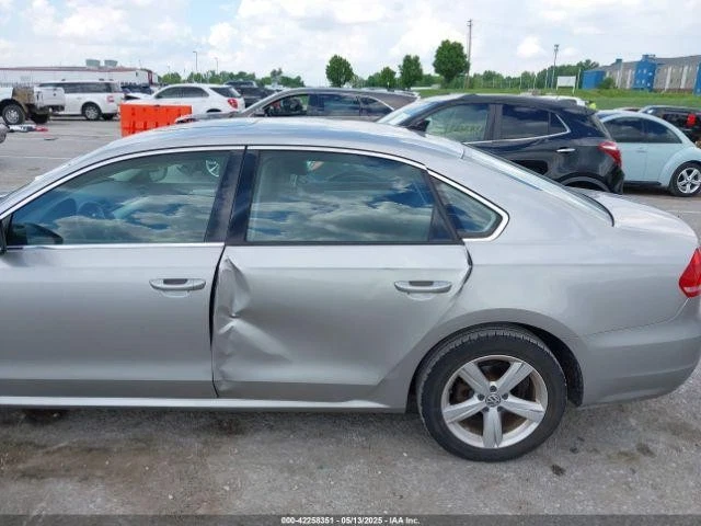2012 Volkswagen Passat Left Sun Visor Silver Used 722873 153K Miles - Image 3 of 4