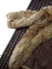 Rare manteau vintage en fourrure véritable Ancienne, rétro, collection ancien