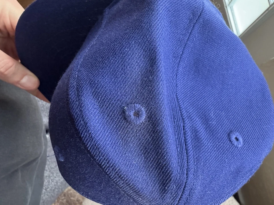 Sombrero ajustado New Era de lana azul marino de los Chicago Cubs 59fifty talla 7 3/8 Foto 4 de 4