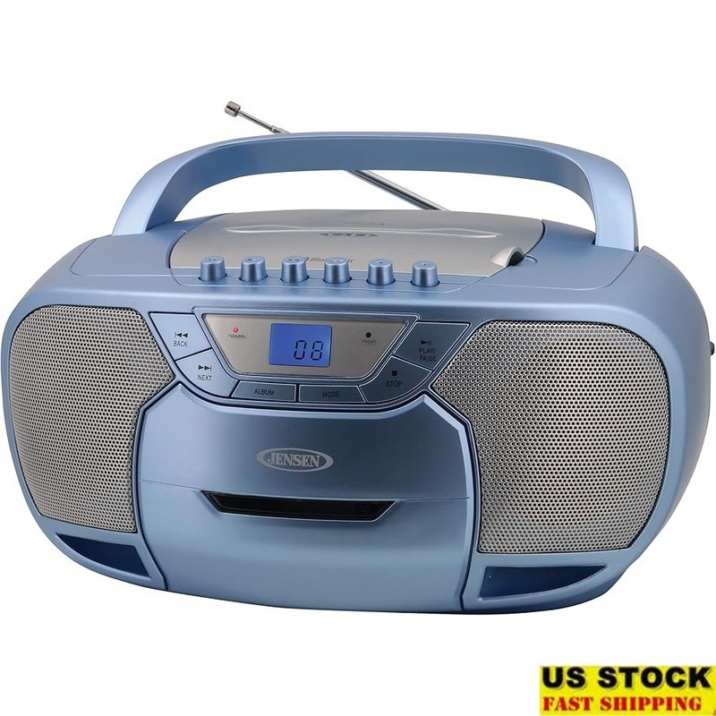 Top-loading Stereo Multi-function Lcd Compact Audio Blue