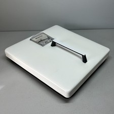 Vintage Boots Bathroom Weighing Scales KG/Stone White/Black Analogue Retro