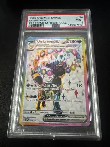 2025 POKEMON SVP EN-SV BLACK STAR PROMO #176 UMBREON EX PSA 9