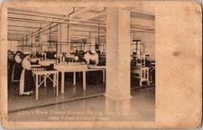 Libby's White Enamel Kitchen Sealing Cans In Vacuum Chicago Posted RPPC Postcard