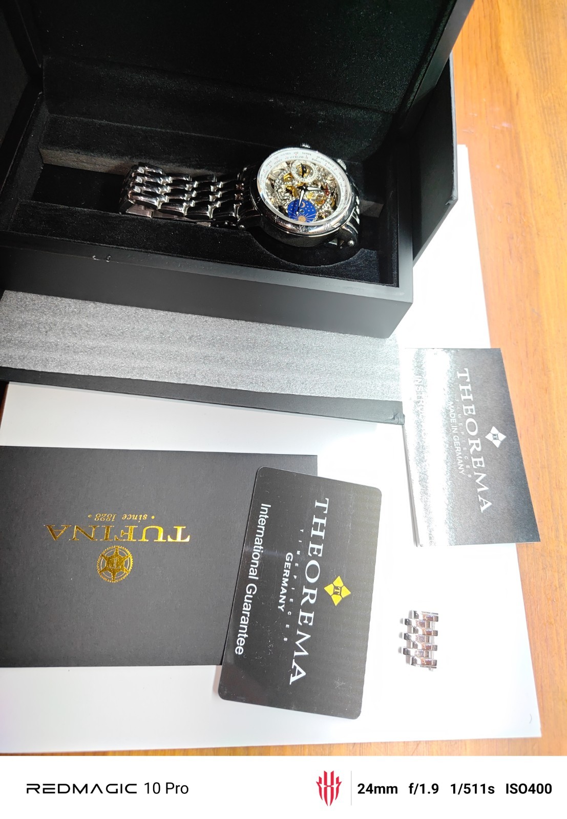 Theorema Skeleton Automatic Mechanical Watch Silv… - image 16