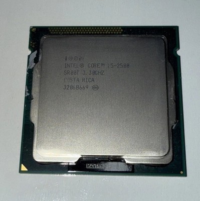 Intel I5-2500 3.3ghz Quad Core Socket 1155 CPU - SR00T