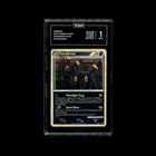2010 POKEMON HEARTGOLD & SOULSILVER UNDAUNTED #10 UMBREON-HOLO TAG 1