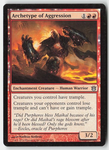 Archetype of Aggression 88/165 Born of the Gods Uncommon MTG