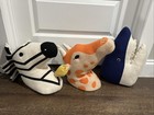 3 Plush Hanging Animal Head Wall Mount Kids Room Art Animals Giraffe Shark Zebra — photo 4