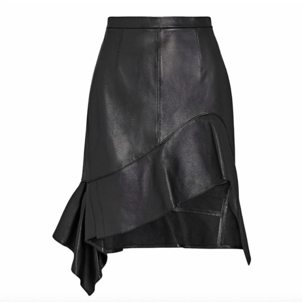 Alexander Wang Leather Skirt - Image 4 of 4