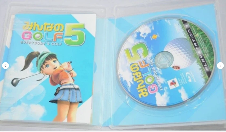 Everybody's GOLF 5 6 set Lot 2 PS3 Sony PlayStation 3 Japan Version - Image 4 of 4