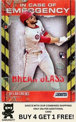 Dylan Crews 2025 Stadium Club #ICE-12 In Case of Emergency Near Mint or Better