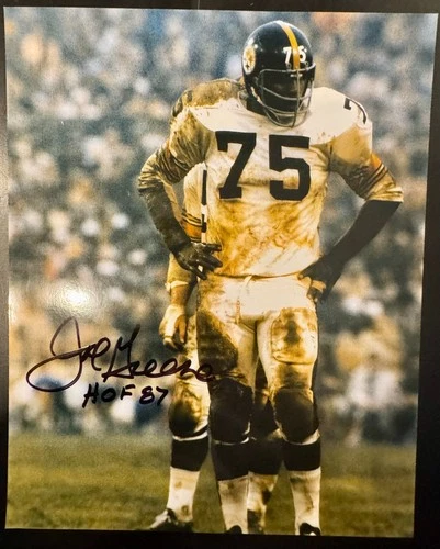 PITTSBURGH STEELERS JOE GREENE SIGNED/AUTOGRAPHED 8 X 10 PHOTO