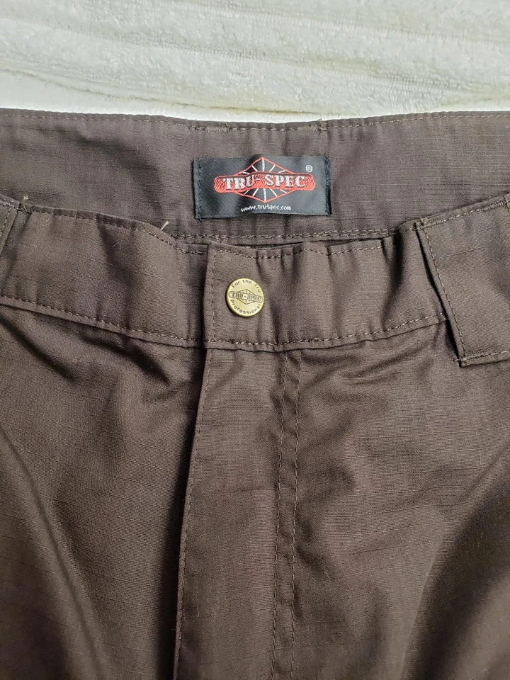 Tru-Spec Women's Tactical 65/35 Poly/Cotton Rip-Stop Pants US 22 Drk Brown  - Image 2 of 4