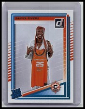 2025 Donruss WNBA #92 Saniya Rivers Connecticut Sun Green Shimmer