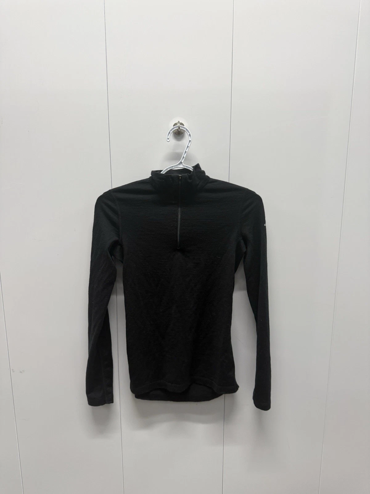 Icebreaker Merino Bodyfit 200 Quarter Zip Base Layer Black Men's XS Wool
Opens in a new window or ta