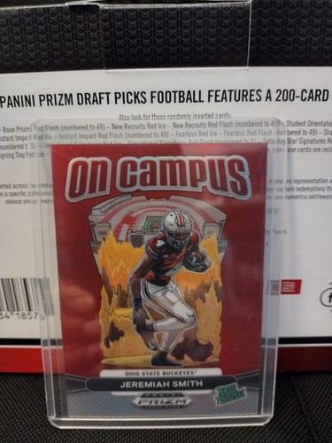 Jeremiah Smith #1 2025 Panini Prizm Draft Picks On Campus card