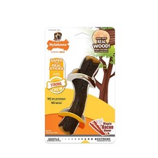 Nylabone Fuerte Masticable Arce Sabor Tocino Madera Real Palo Juguete para Perros Lobo