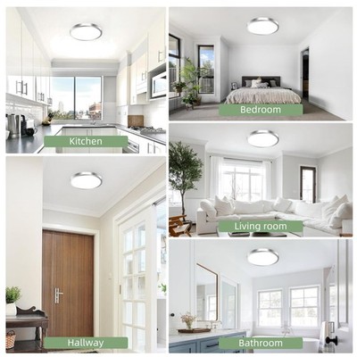 Energy-Efficient Edge-Lit Kitchen Light Fixture