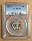 1944 D 10C Silver Mercury Dime PCGS MS 65 FB