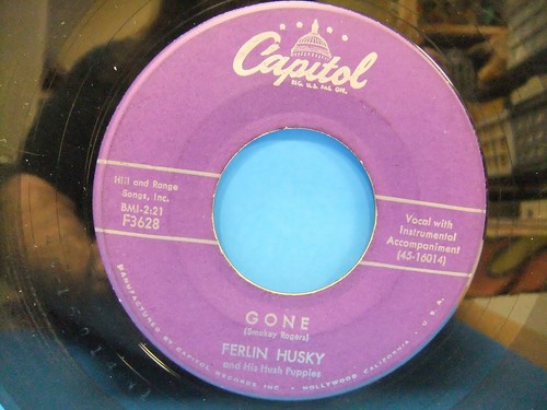 Ferlin Husky Gone / Missing Persons 1957 7" 45 Single Record Capitol F 3628