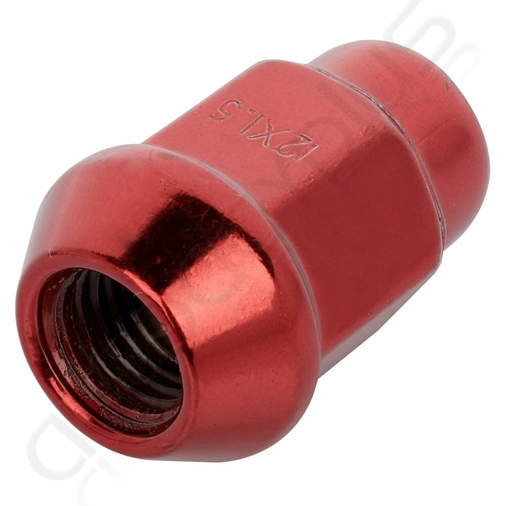 20 Set Thread Size M12x1.5 Red Wheel Lug Nuts For 19932018 For Hyundai