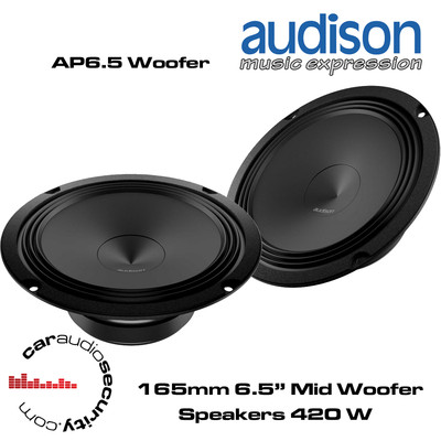 Audison Prima APX6.5 luidspreker set 16,5 cm 2-weg coaxiaal 70 watts RMS - Car Hifi Twente