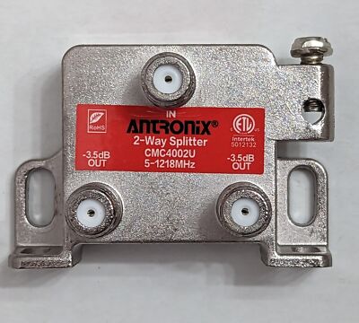 Antronix CMC4002U Divisor de Cable de 2 Vías, Lote de 10 Alta Calidad -1.218 GHz