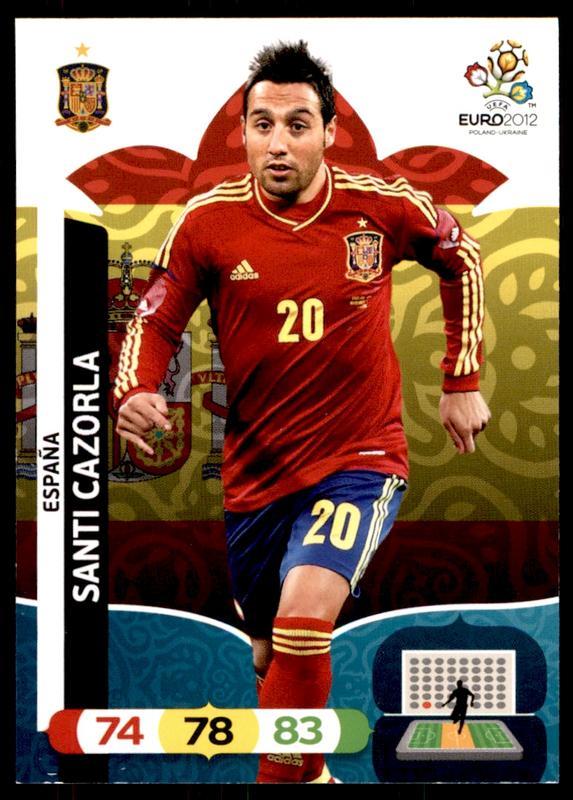 Panini Euro 2012 Adrenalyn XL - Espa?a Santi Cazorla (Base