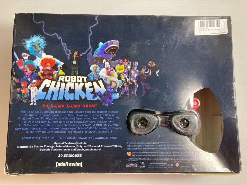 Adult Swim Robot Chicken Season One Limited Edition Box W/ 3D Viewer & Reals New - Image 2 of 2
