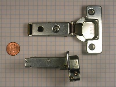 SALICE #CAA7A  CONCEALED HINGES, 35mm DIAMETER, OVERLAY, SELF-CLOSING