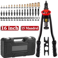 16" Rivet Gun Rivnut Thread Setting Tool Nut Setter NutSert Metric SAE Riveting