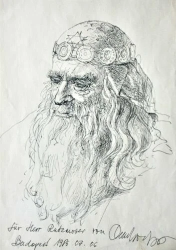 Künstlerische Zeichnungen, Signiert