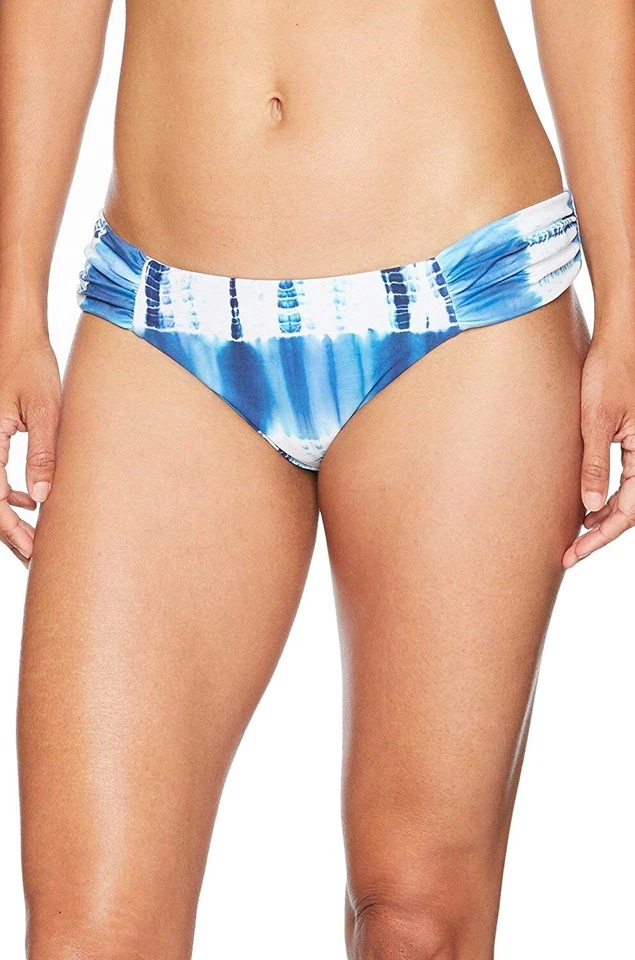 Traje de baño de bikini hipster con faja lateral Costa Azul de Lucky Brand para mujer talla M Foto 4 de 4