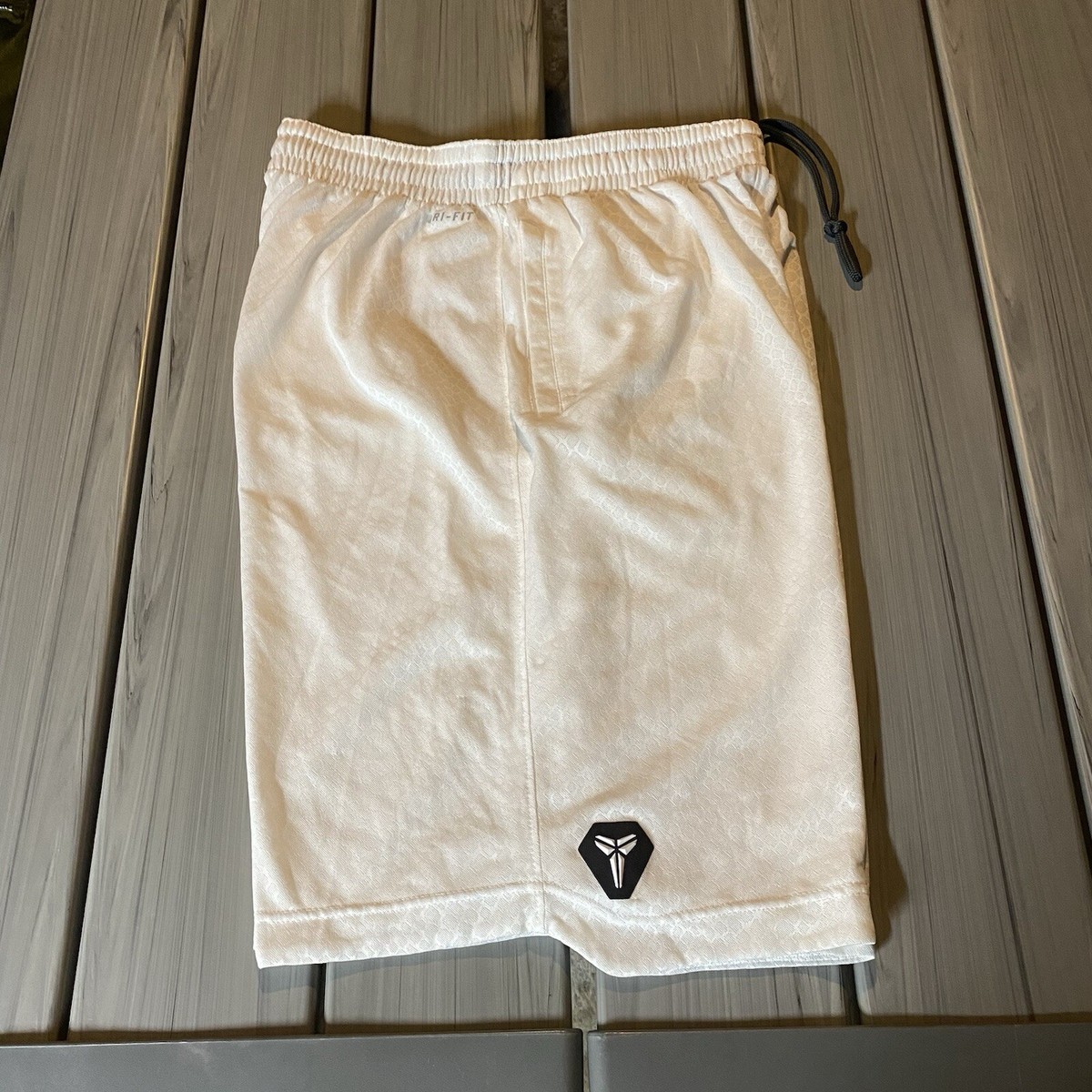 Nike Kobe Bryant White Mamba Basketball Shorts L 2011 Men's Dri