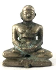 Vintage Buddha Brass Miniature Sitting Statue Buddha Religious Figurine. G53-806