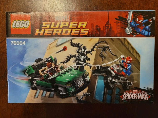 LEGO Marvel Super Heroes Spider-Man Spider-Cycle Chase (76004) for sale online | eBay