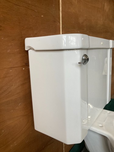 Vtg Mid Century White Ceramic Toilet Round Bowl Deco Kohler Wellworth 139-25E - Picture 6 of 20