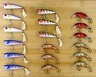 (100) Fishing Lure Lot Rebel Pop-R Topwater Poppers & Wee-Craw Bulk Brand New