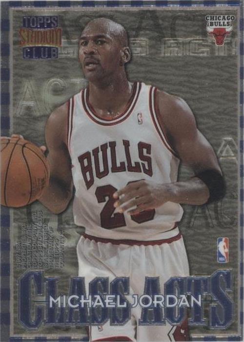 1996-97 Topps Stadium Club - Jerry Stackhouse/Michael Jordan #CA 1 