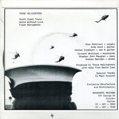 Those Helicopters / South Coast Towns / Vinyl / Post-Punk / D.I.Y. / UK - Picture 2 of 3