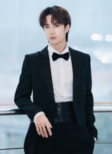 Men One Button Tuxedo Jacket Groom Best-man Party Black Slim Fit 2XL Chest 42  