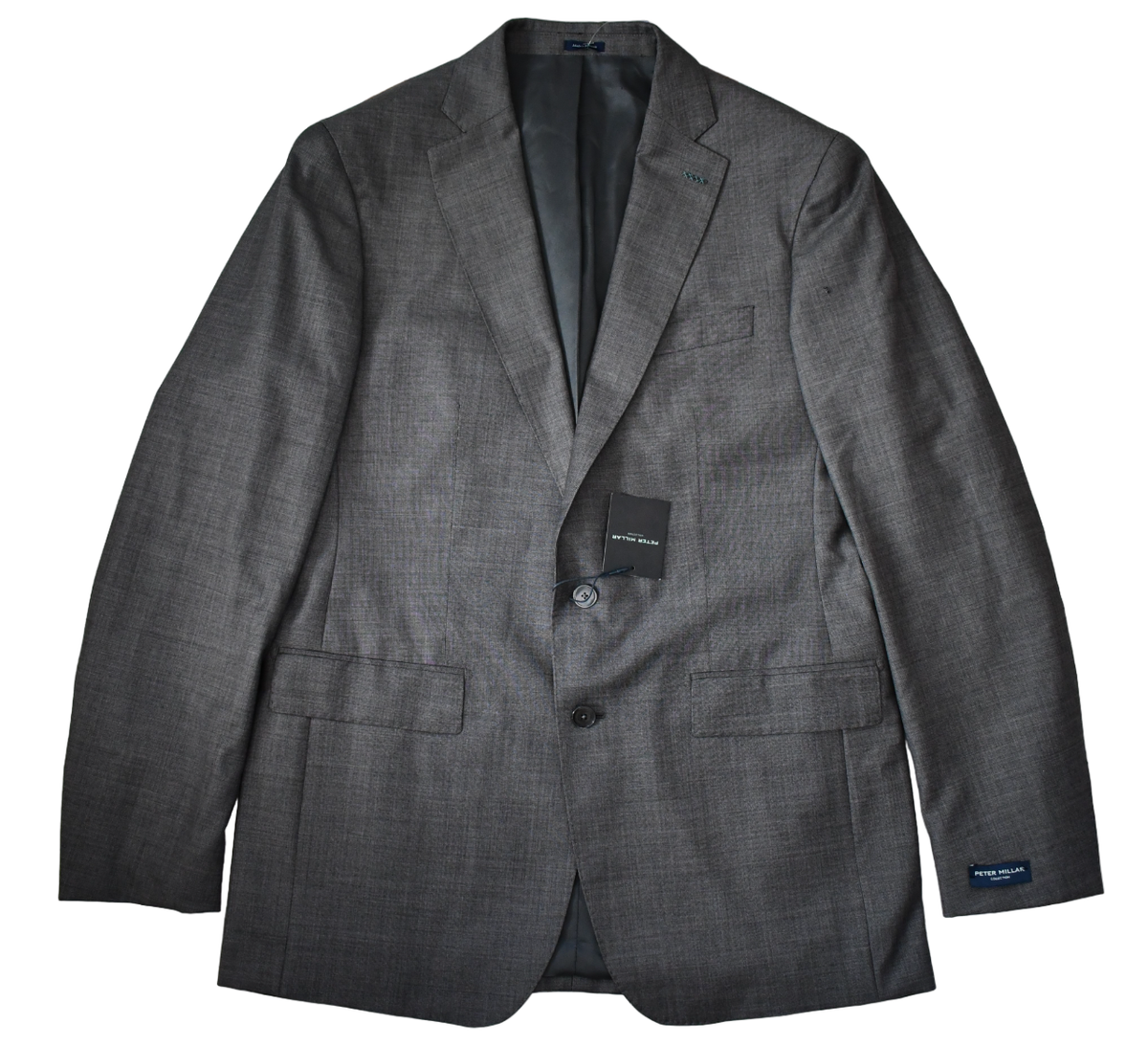 オーセンティック PETER MILLAR ゴルフ ジャケット グレー