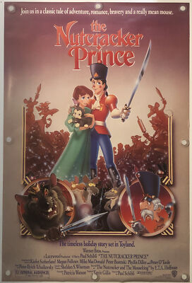 THE NUTCRACKER PRINCE Original One Sheet Single Sided/Rolled Movie Poster - 1990