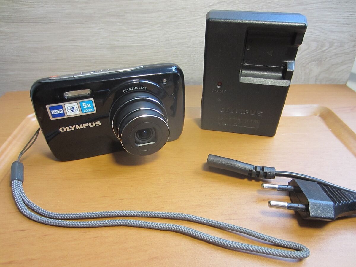 Olympus VH 210 Digital Camera 14.0 Mp 5x Charger Black Olympus VH 210 Digital Camera 14.0 Mp 5x Charger Black