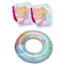 Barbie Schwimmflügel Ring Schwimmbad Hilfe Schwimmen Klein Kinder 3-6 Jahre