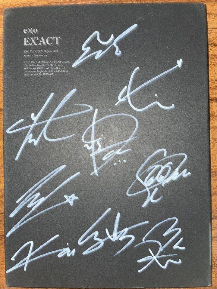 EXO [EXACT] Autographed Signed Promo Album