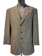 GIORGIO ARMANI Men's Size 44R Gray two Button Notch Lapel Blazer