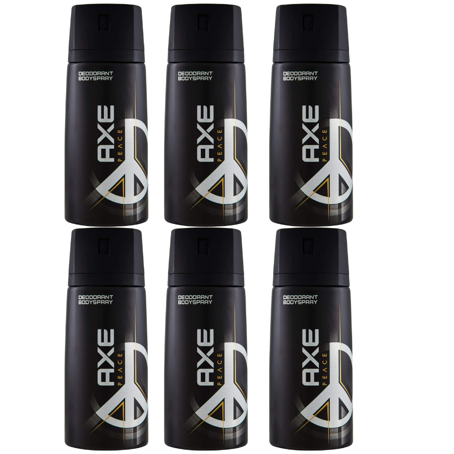 x AXE (LYNX) Peace 150ml Deodorant Body Spray Free 48h Tracked Delivery
