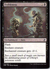 Feebleness Magic The Gathering Time Spiral Remastered Light Play 