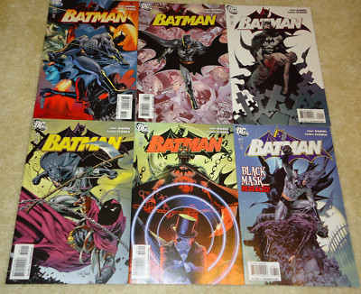 2009-2010 DC Comics- Batman Vol. 1 #692, 693, 694, 695, 696, & 697- Tony Daniel